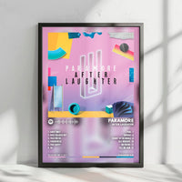 Paramore "After Laughter" Album Cover Poster - with Complete Tracklist