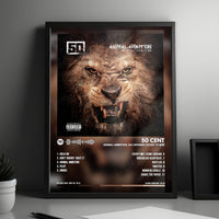 50 Cent "Animal Ambition" Album Cover Poster - with Complete Tracklist