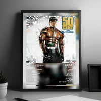 50 Cent "The Massacre" Album Cover Poster - with Complete Tracklist