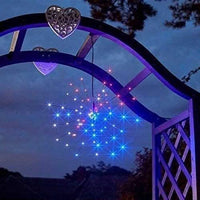 Solar Powered LED Starburst Pendant Light