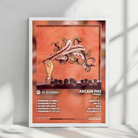 Arcade Fire "Funeral" Album Cover Poster - with Complete Tracklist
