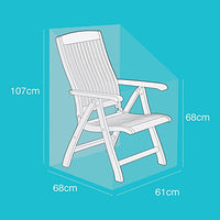 Standard Chair Cover, Reversible Green & Black, [36045]