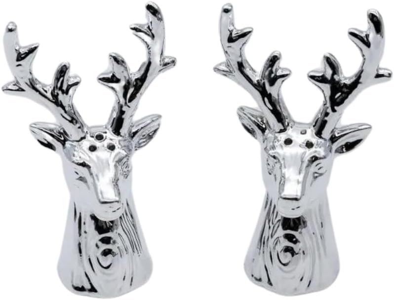 Stag Head Salt and Pepper Shaker Pots
