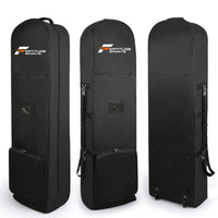 Fortitude Sports Golf Travel Bag, Golf Travel Case With Wheels, Thick Nylon Wheeled Waterproof Durable Protective Golf Flight Bag Cover 133cm x 37cm x