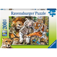 Ravensburger Big Cat Nap 200 Piece Jigsaw Puzzle With Extra Large Pieces For Kids Age 8 Years And Up