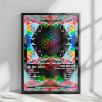 Coldplay "A Head Full Of Dreams" Album Cover Poster - with Complete Tracklist
