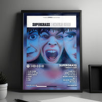 Supergrass "I Should Coco" Album Cover Poster - with Complete Tracklist
