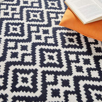 Aztec Blue Outdoor Rug