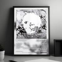 Radiohead "A Moon Shaped Pool" Album Cover Poster - with Complete Tracklist