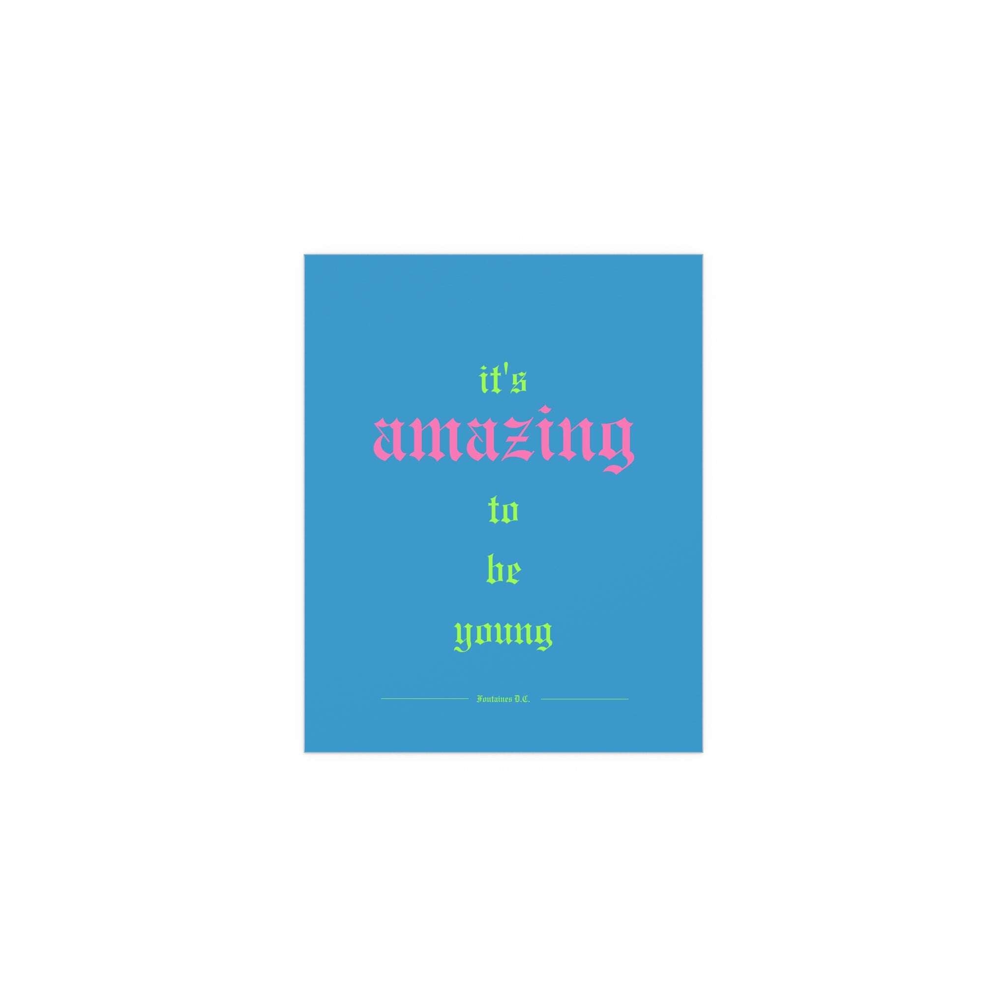 Fontaines DC - It's Amazing To Be Young (Romance Blue)