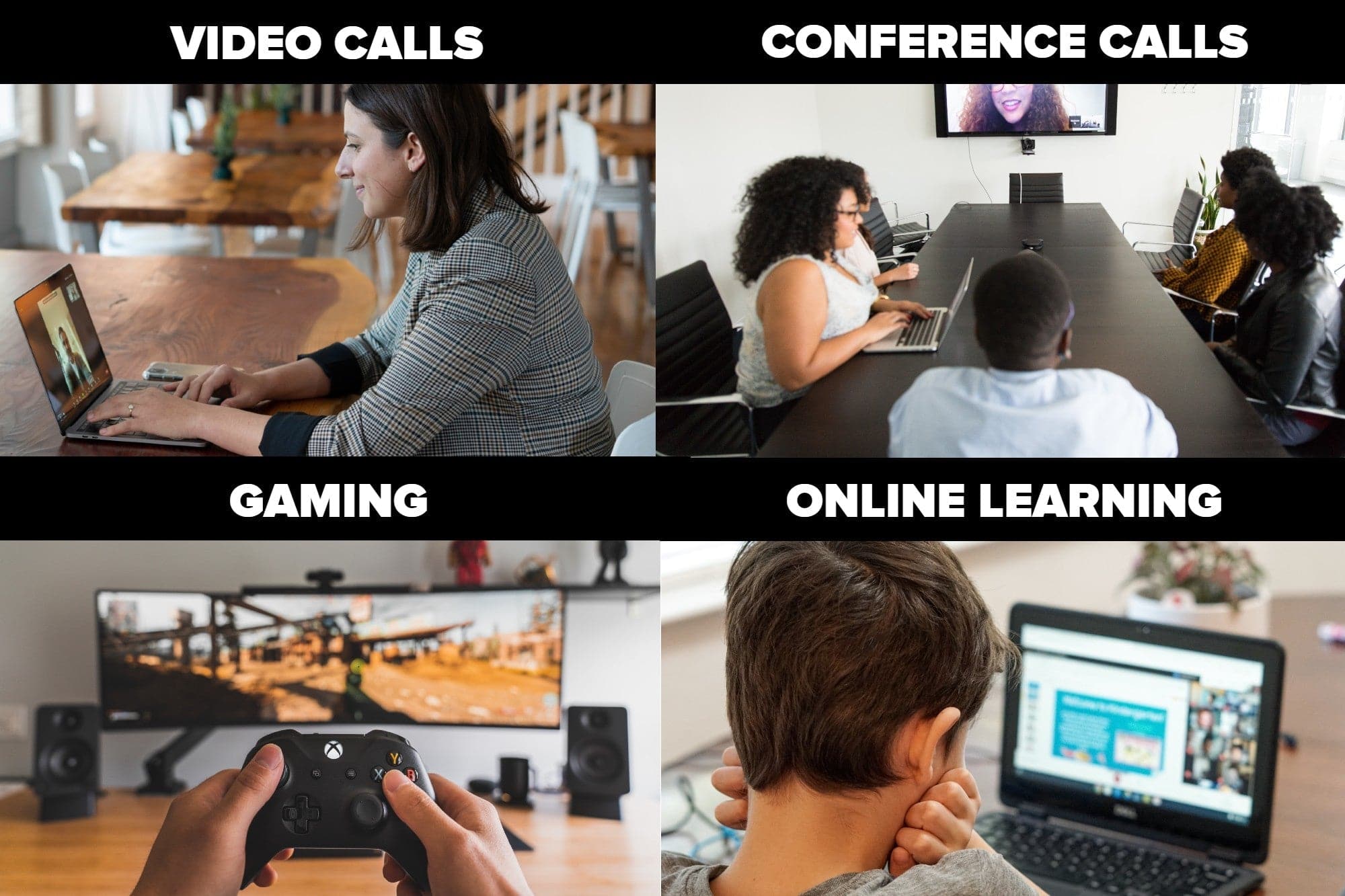 PRAKTICA HD USB-A Webcam with Built-in Noise Reduction Microphone