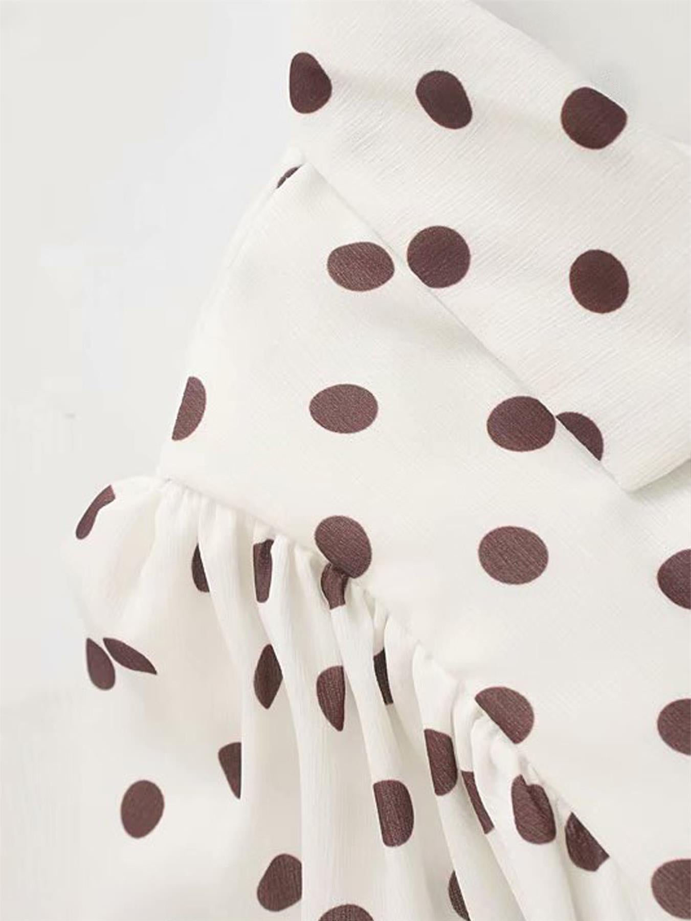 Puffy Sleeve Wrap Mini Dress Blazer D...