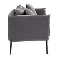 Kolding Two Seater Grey Sofa