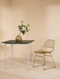 District Grey Metal And Elm Wood Table