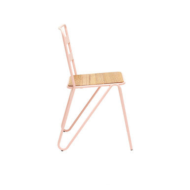 District Pink Metal Chair