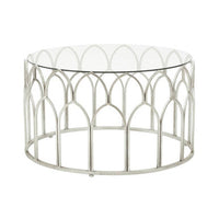 Merlin Silver Leaf Coffee Table.
