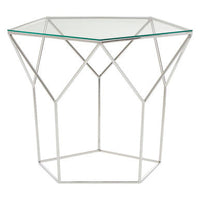 Shalimar Pentagonal Silver Coffee Table