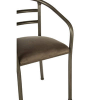 New Foundry Armchair With Curved Backrest