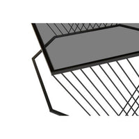 Trento Coffee Table With Grey Glass Top