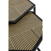 Babita Set of 2 Hexagon Side Tables