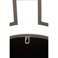 Jalal Silver Metal Frame Round Wall Mirror