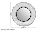 Trento Circular Wall Mirror