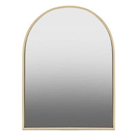 Trento Gold Finish Metal Wall Mirror