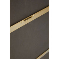 Trento Gold Finish Metal Wall Mirror