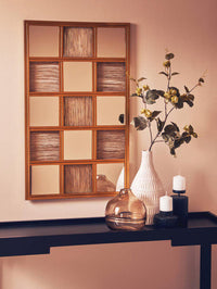 Enzo Gold Wire Wall Mirror