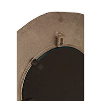Silva Small Oak Effect Silver Wall Mirror