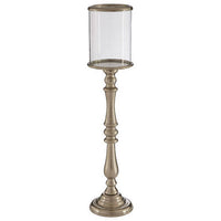 Kensington Townhouse Small Nickel Candle Holder