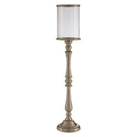 Kensington Townhouse Large Nickel Candle Holder