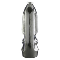 Viso Small Silver Finish Tall Vase