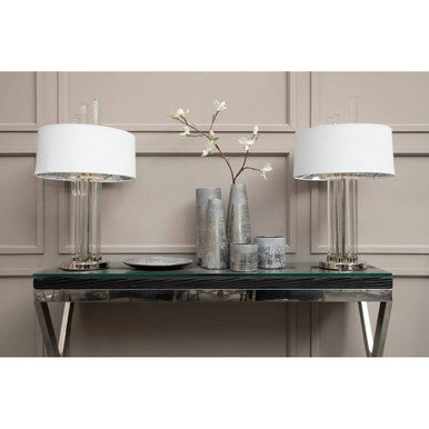 Embra Silver Decorative Plate