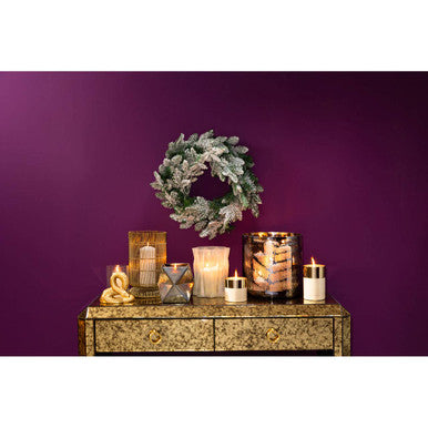 Rambia Large Irridescent Glass Candle Holder