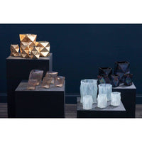 Rambia Small Irridescent Glass Candle Holder