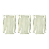 Rambia Set Of 3 Iridescent Candle Holders