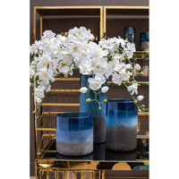 Chiara Small Blue Sand Effect Vase