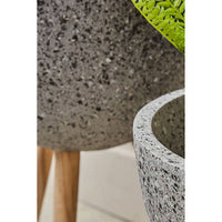 Darnell Large Grey Speckled Planter