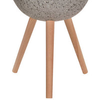 Darnell Large Grey Speckled Planter