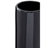 Callie Black and Silver Large Pedestal Vase.