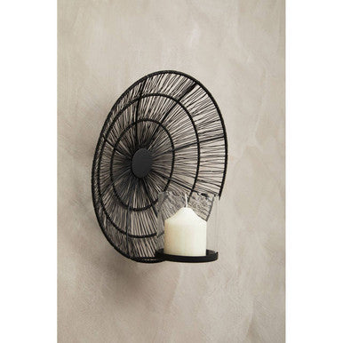 Enzo Black Wire Wall Sconce