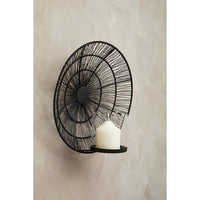 Enzo Black Wire Wall Sconce