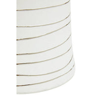Haldis Small White Silver Ceramic Planter