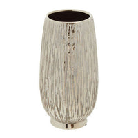 Hesper Small Silver Ceramic Vase