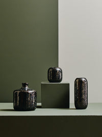 Silas Dark Blue Bottle Vase