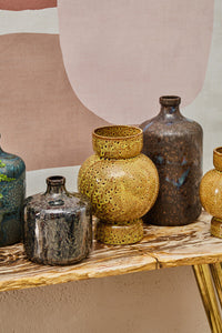 Silas Dark Blue Bottle Vase