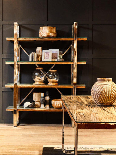 Darnell Round Brown Planter