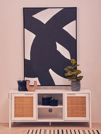 Kuta Black Medium Candle Holder