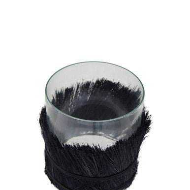 Kuta Black Medium Candle Holder